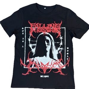 RARE Falling In Reverse God Is A Weapon Ronnie Radke‎ T-Shirt L NEW